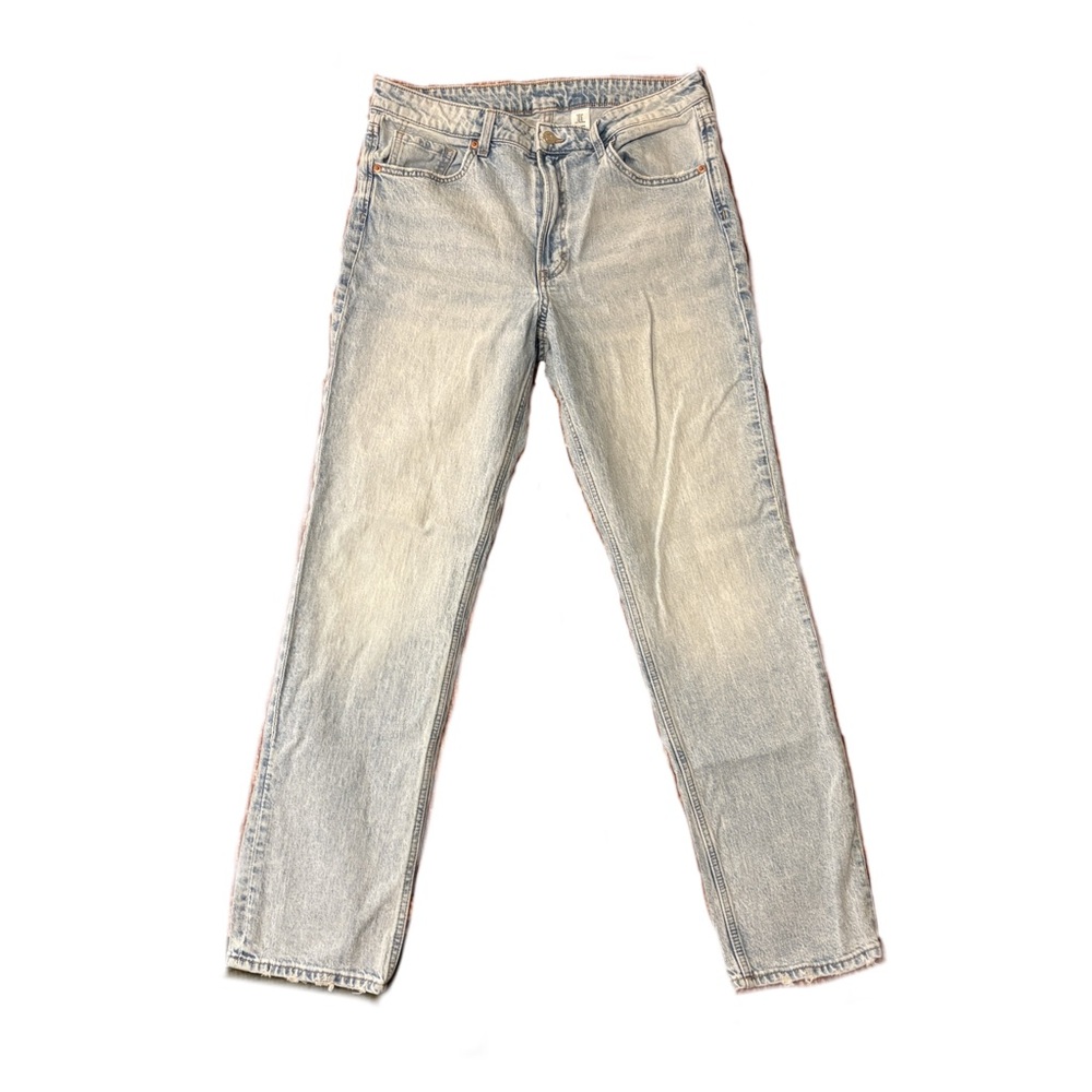 H&M Straight Leg Blue Jeans Classic Denim